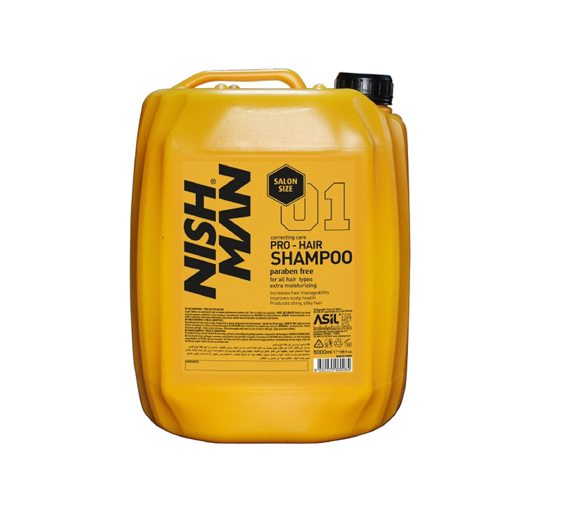 Shampoo Nishman Pro-Hair 01 Complejo de Keratina 5000 ml