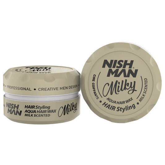 NISHMAN MILKY AQUA HAIR WAX